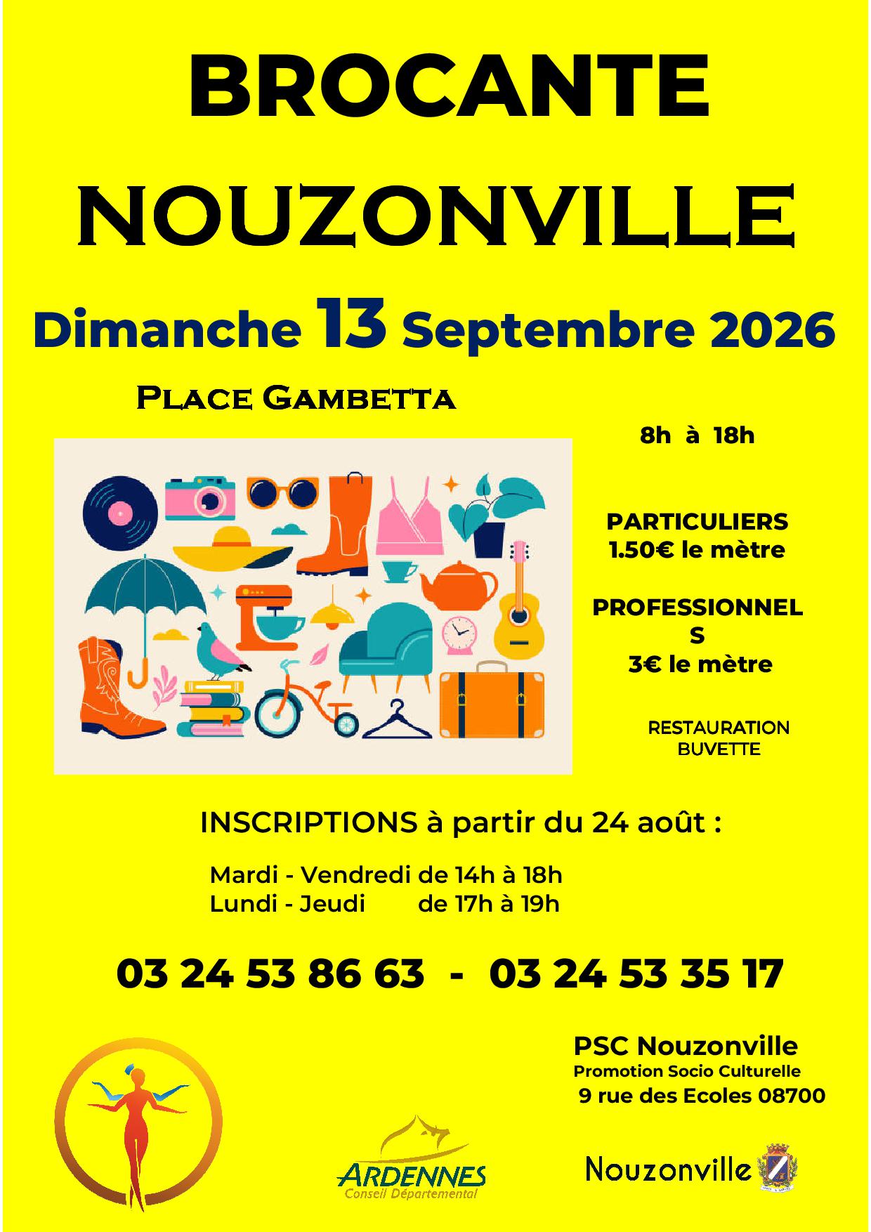 BROCANTE septembre 2026